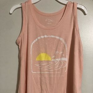 Pink summer tank top